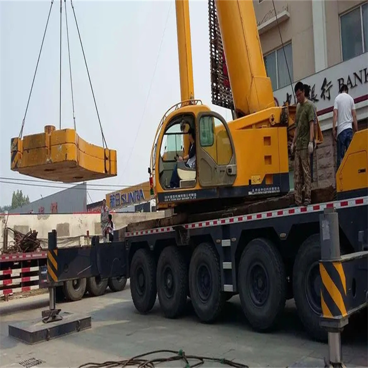 贞丰当地吊车出租|机器吊装|75吨|工厂搬迁服务